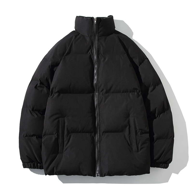 Winter Jacket Men Parkas Thicken Warm Coat Mens Stand Collar Jackets Solid Color Parka Coat Women  Streetwear 5XL
